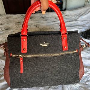 Kate Spade New York Wool Shoulder Bag